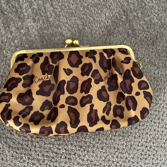 leopard print small purse